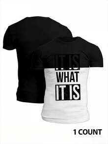 Super Attitude!"That's It"Personalized Printed Short Sleeves T Shirt - 白色 - 查看 8