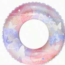 1pc Mermaid Design Swim Ring, Perfect Summer Gift For Pool Parties And Water Activities - Dreamy Swim Ring - View 14