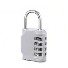1pc Heavy Duty Waterproof Metal Combination Lock With 4-Digit Password, Suitable For Home, Gym, Storage Locker, Luggage, Boat, Cabinet Anti-Theft Lock, Easy To Use (Lock Only) - Multicolor - View 15