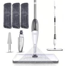 POKEPIC Spray Mop And Three Washable Pads | Water-Spraying Flat Mop, Household All-Purpose Floor Cleaner, Dry And Wet Dual-Purpose, Suitable For Hardwood, Laminate, Tiles, Ceramics - 4件套 白色 - 查看 11