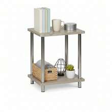 KIWI MOBLEKIT | Wooden And Metal Side Tables For Living Room Or Bedroom, Modern Functional Tables With Different Shapes And Heights, Fixed Or Folding Options For Home - 輔助桌 34x29.5x41 厘米 - 查看 5