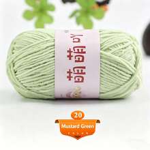 1pc/40g 1.5mm Matte Chenille Yarn Doll Yarn Handmade Crochet Knitting Material Fine Ice Stripe Yarn - Multiple Styles - View 16