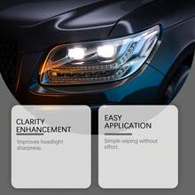 Crema para el Cuidado de Faros de Automóvil Homonth - Limpieza de Superficies, Pulido, Eliminación de Amarillamiento y Niebla AVFC - A - Ver 4