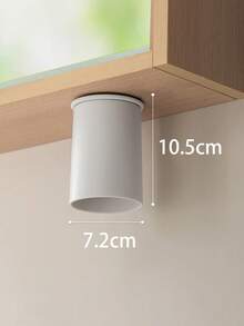 Bathroom Toothbrush Holder 2/3/4 Cup Wall-Mounted With Toothpaste Squeezer, Large Capacity Bathroom Storage Organizer, Easy Installation And Use, Fashionable Bathroom Accessory Set, Bathroom Decor - Grey - View 15