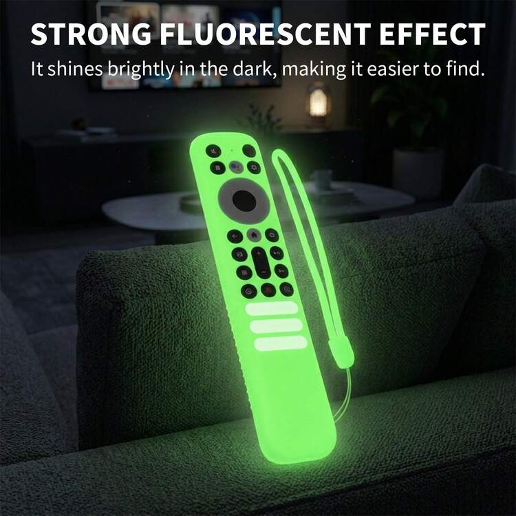 Glow Case For RC813 FMB1 / RC902V FMR1 / RC923 Voice Remote Silicone Cover For Q6 Q7 QM7 QM8 QM85 Q65 Q68 2024 Series TV Remote Control - View 3