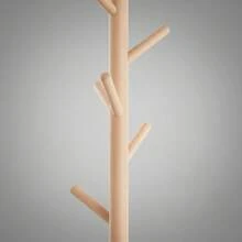 KIWI MOBLEKIT | Free-Standing And Expandable Clothes Racks In Metal And Wood, Clothing With Adjustable Options, With Wheels Or Shelves, Organizers For Bedroom, Entryway And Home - 木材42x42x175釐米山毛櫸 - 查看 6