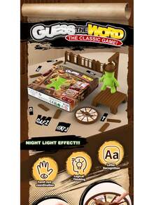 1SET Executioner Riddle Game, Multiplayer Mystery Word Thinking Entertainment Game, English & Spanish Version Optional, Family Board Game Toy, Perfect Party Game For Holiday, Birthday Gathering, Ideal Gift Recommendation - 彩色 - 查看 8