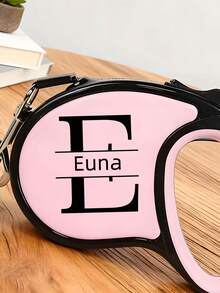 Customizable Retractable Pet Leash, Engraved With Pet Name, Personalized Dog And Cat Walking Leash, Suitable As Birthday, Mother's Day, Father's Day Gift For Pet Lovers, Family And Friends - Multicolor - View 4