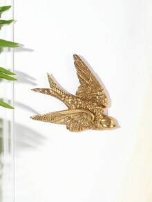 1pc ABS Material Wall Decor, Bird Design, Home Decoration, Room Decoration, Wall Decor Gift, Birthday Graduation Gift - Multicolor - View 10