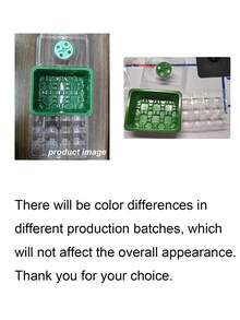 12-Slot Seed Sprouting Tray Set With Humidity Dome And Base. Sturdy Seed Germination Tray Kit For Outdoor Use, Includes Ventilation Cover And Drainage Holes, Suitable For Vegetable, Flower And Herb Seed Planting - Requires Assembly - Multicolor - View 11