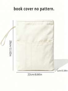 Bao sách họa tiết giáo viên có khóa kéo và nơ (11.02 x 8.66 inch) kèm tay cầm, dùng làm túi đựng sách hoặc bao bảo vệ máy đọc sách, thiết kế bảo vệ dày dặn, mềm xốp, phù hợp cho người yêu sách, quà tặng học sinh, dùng tại trường học, dịp lễ hoặc du lịch, đồ dùng thiết yếu tựu trường mùa khai giảng (cắt họa tiết ngẫu nhiên) - Nhiều màu - Xem 10