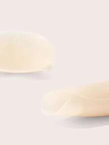 Lignisse 2 Packs Silicone Adhesive Bra Set, Breathable & Smooth Sticky Bra, Strapless Backless Invisible Push Up Bra For Deep V Dress, Wedding & Party - Multicolor - View 11