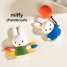 Miffy Refrigerator Magnet Blind Box, Cute Cartoon Style, Miffy Rabbit Character Design, PVC Collectible Magnetic Mini Figurine, Fridge Door And Magnetic Surface Decoration, Birthday, Christmas, Holiday And Miffy Fan Gift Choice - Multicolor - View 8