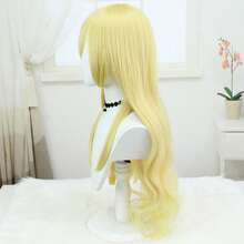 Hoshimiya Ichigo Wig Anime Aikatsu! Cosplay Wig Yellow Blonde Synthetic Long Hair Cosplay Wig - Yellow - View 4