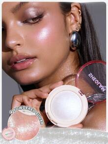 SHEGLAM [2Pcs] Glowchi Dazzler Set Labial e Iluminador - Escenario principal + Azúcar glas - Ver 7