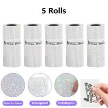 Transparent Thermal Laser Dot Stickers Suitable For All Mini Sticker Printers, Self-Adhesive Glossy Thermal Paper Labels Compatible For Laser Dot Printer For, Office, Retail Receipts, Invoices - View 13