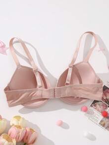mimilemon Women's Underwire Push Up Bra - Breast Enhancing, Lift Support, Sexy & Comfortable, Fashionable Must-Have Lingerie - Pink - View 3