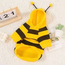 1 pièce Sweat-shirt à capuche de transformation en abeille pour animaux de compagnie - Multicolore - Voir 4