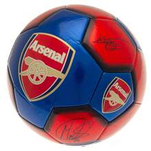 Arsenal FC Signature Football - Red/Blue - View 3