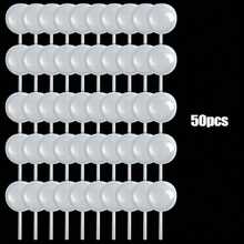 4ml Cupcake Squeeze Droppers, 50pcs/Pack Liquid Injection Transfer Pipettes, Suitable For Strawberries, Cupcakes, Desserts - Multicolor - View 9