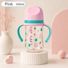 1 buah Botol PP 240ml/8oz, Mudah Digenggam, Tahan Panas, Ringan, Cocok untuk Botol Kelinci Lucu untuk Anak Kecil - MultiWarna - View 13