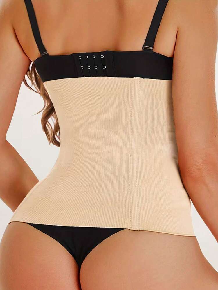 Entrenador de cintura sin costuras, control de abdomen, soporte de espalda, cinturón de cintura invisible para mujeres - Albaricoque - Añade 2