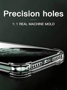 4件組 TPU 透明氣墊防震 2.8mm 手機殼，適用於 iPhone 18/18Pro/18ProMax/17/17Pro/17ProMax/16/16Pro/16ProMax/15/14/13/12/11，極簡個性化保護殼 - 透明4 - 查看 4