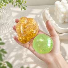 1/2/4pcs Malleable Slow Rebound Coconut Oil Handmade Squeeze Balls, Anxiety Relief Toys, Fingertip Toys, Hand Pressure Relief, Squeeze Toys, Stress Relief Toys, Anxiety & Relaxation, Party Gifts, Gift Bag Fillers, Birthday, Filler Squeeze Toys - Multicolor - View 2