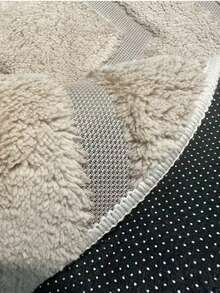 1pc French Chocolate Color 3D Diamond Pattern Thickened Washable Carpet, Home Decor, Living Room, Kitchen, Bathroom Rug - Multicolor - View 7