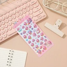 Q-Lia 15件裝淚滴形3D亮面裝飾配件，適用手機、筆電與平板裝飾，生日禮物手工材料，多色混色，立體效果，光澤表面，DIY專用，[隨機款式，色差出貨] - 彩色 - 查看 6