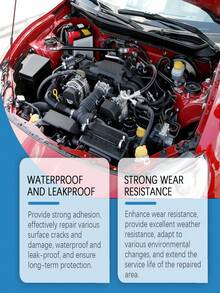 rayhong Car Engine Sealant, Waterproof Sealant For Car Parts, Suitable For Car And Motorcycle Engine Maintenance, Quick Drying, Odorless, Wear-Resistant, Portable Car Gap Repair Agent, Car Accessories, Car Maintenance, Gift For Car - A - View 4
