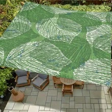 1 pieza Vela de sombra solar cuadrada con estampado geométrico de girasol fresco, adecuada para patio pequeño, piscina, área de ocio al aire libre de villa. Sombrilla de playa, tela de sombra solar para exteriores, toldo de playa, tienda de playa, sombra solar para patio, cenador al aire libre, cenador - Bohemia C - Ver 50