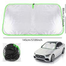 Universal Upgraded Car Windshield Sun Shade, Foldable Heat Insulation Sunshade, UV Protection Anti-Glare Car Interior Protector, Portable Summer Car Travel Commuting Accessory - Sun Visor - View 16