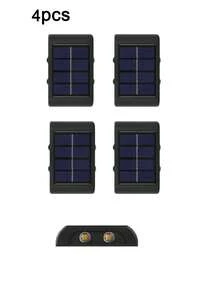 1/2/4件組 4LED/6LED/8LED 太陽能上下照壁燈，戶外防水LED階梯燈，現代裝飾壁燈，適用於戶外庭院、花園、草坪、露台、中庭、圍欄、車道、小徑裝飾燈，萬聖節、聖誕節、感恩節禮物 - 長條壁燈 - 查看 30