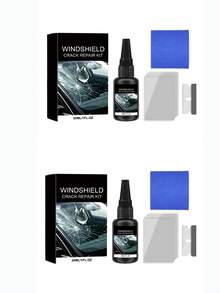 Windshield Crack Repair Kit---Suitable For Car Front Windshield Micro-Cracks, Stone Chip Pits, Small Damage Without Replacing The Entire Glass - Liquid - View 8