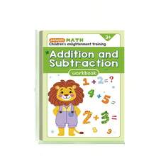 1pc, Addition And Subtraction Mental Math Practice Workbook For Kindergarten, Picture-Based Decomposition Calculation Fun Arithmetic Problems, Includes Common Vocabulary, Suitable For Kindergarten And Children Aged 3 And Above - Multicolor - View 7