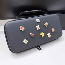 DIY Customizable Random Pattern Switch 2/Switch OLED/Switch NS Storage Bag, With Detachable Cute Resin Pendant, Hard EVA Shockproof Portable Travel Protective Storage Bag, Detachable Decorative Parts Leave No Marks And Do Not Scratch The Shell - View 15
