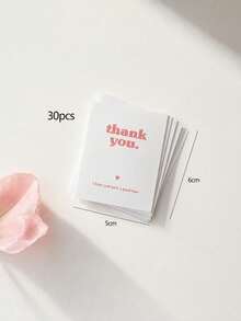 256pcs/128pcs/64pcs/32pcs Thank You Stickers, Pink Letter Envelope Seal Labels, Suitable For Gift Bags, Packages, Baking, Handmade Products, Birthday Party Prizes, Gift Boxes And Decorative Bag Packaging - View 2