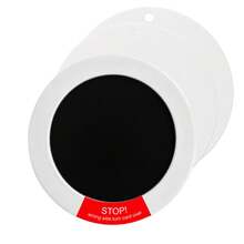 1pc Round Inkless No-Mess Print Pad Kit, Dual Use Pet Paw Baby Hand Foot Stamp Maker Memory Keepsake Gift - Black (plus Two Sheets Of Paper) - View 6