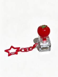 Creative Single-Key Simulated Fruit Keychain, With Cute Cartoon Designs. A Gift Accessory For Friends. - Multicolor - View 11
