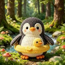 1pc Happy Corgi/Wheat Hamster/Duck/Penguin Crochet Kit (Unfinished, Simple Hand Crochet Required)! DIY Crochet Set For Beginners, Includes Step-By-Step Guide And English Instructions, Christmas Decoration Gift - DIY Crochet Kit - View 10