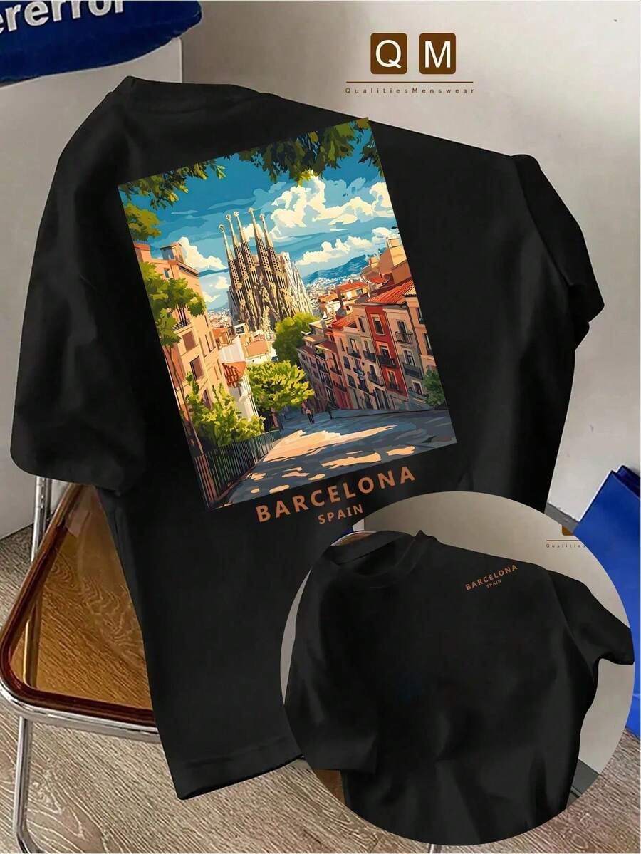 Men T-Shirts - Black - View 1