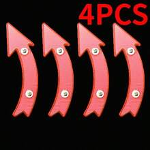 4pcs Bicycle Spoke Reflectors, Arrow-Shaped Reflective Stickers, Suitable For Mountain Bike And Road Bike Wheels - Multicolor - View 4