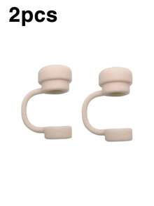 6pcs/2pcs Reusable Silicone Straw Caps, Compatible With Stanley Cups, Anti-Spill Anti-Leak Anti-Splash Anti-Dust Straw Covers, Suitable For Back To School Season - Multicolor - View 19