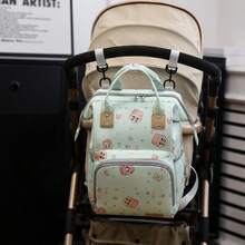 Cute Panda Print Mother & Baby Backpack, Multi-Functional Large Capacity Mommy Bag, Lightweight Outing Mom Backpack - Multicolor - View 12