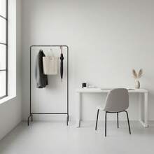 KIWI MOBLEKIT | Free-Standing And Expandable Clothes Racks In Metal And Wood, Clothing With Adjustable Options, With Wheels Or Shelves, Organizers For Bedroom, Entryway And Home - 80x40x160公分餡餅 - 查看 7