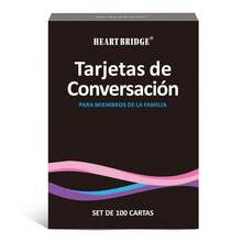 HEART BRIDGE Spanish Family Conversation Card Game, Tabletop Game, 100 Fun Questions And Conversation Prompts, Enhance Emotional Connection, Perfect Gift For Family And Friends On Halloween/Christmas/Thanksgiving - Black - View 1