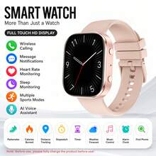 Smartwatch With Wireless Calling (Answer/Make/Reject Calls), 1.88-Inch Full Touch Color Screen, Multiple Sports Modes, Heart Rate/Sleep Monitoring, Alarm, Unisex, Holiday Gift, Fitness Tracker - View 11