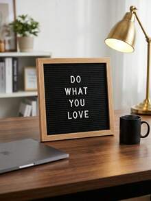 1pc Letter Message Board Decor Craft DIY Letter Message Board Suitable For Home Decor, Photo Props, Birthday, Graduation Gifts, Etc. - 1PC - View 1