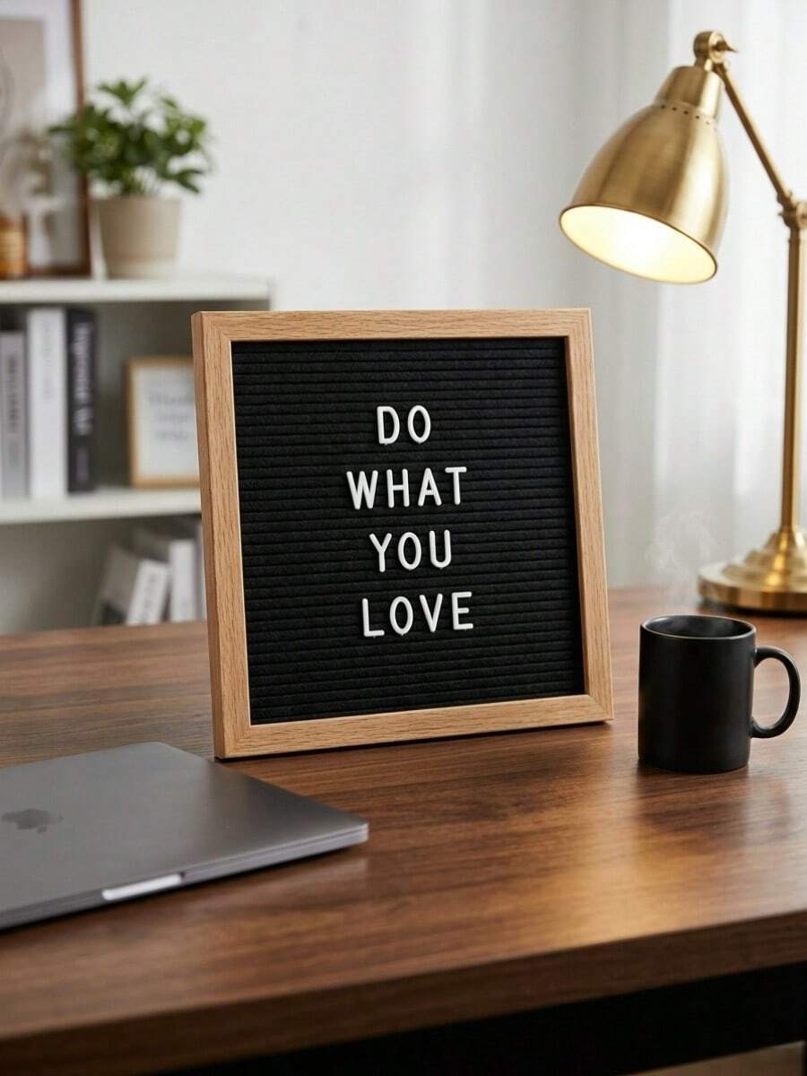 1pc Letter Message Board Decor Craft DIY Letter Message Board Suitable For Home Decor, Photo Props, Birthday, Graduation Gifts, Etc. - 1PC - View 1
